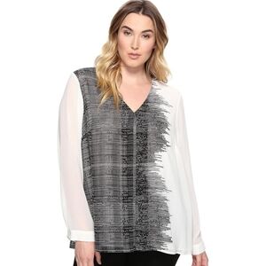 Calvin Klein Black & White Blouse